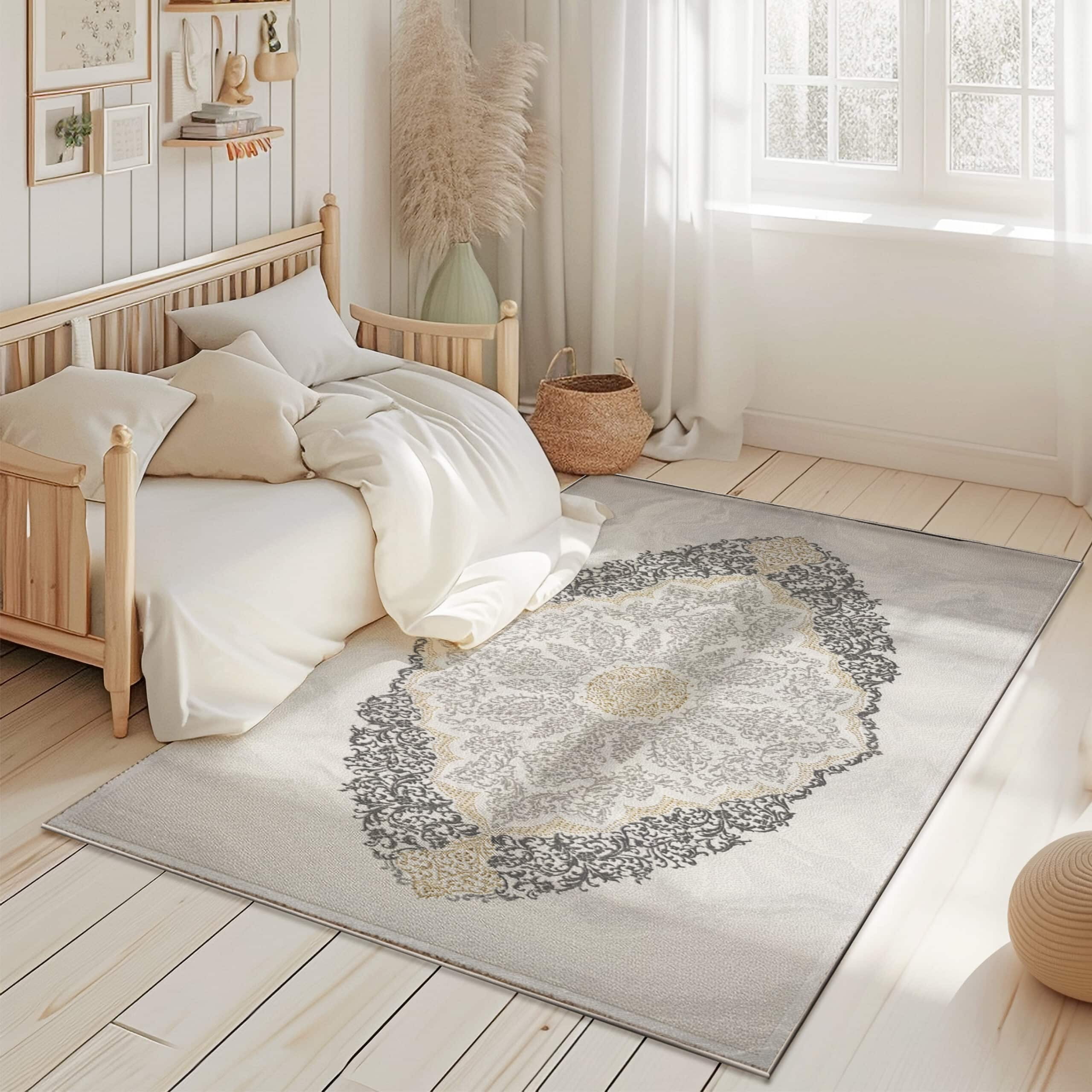 Boho Oriental Traditional Vintage 5x7 Area Rug For Living Room Carpet ...