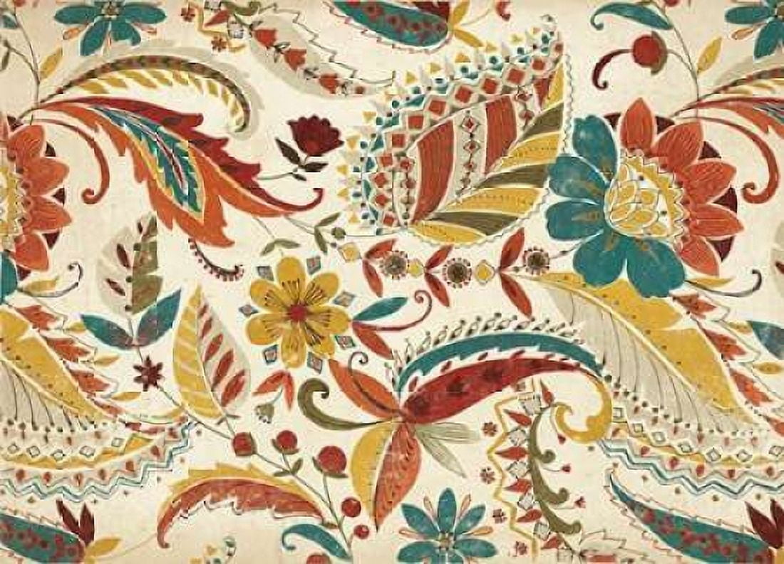 Boho Paisley Spice III Canvas Art - Wild Apple Portfolio (18 x 24)