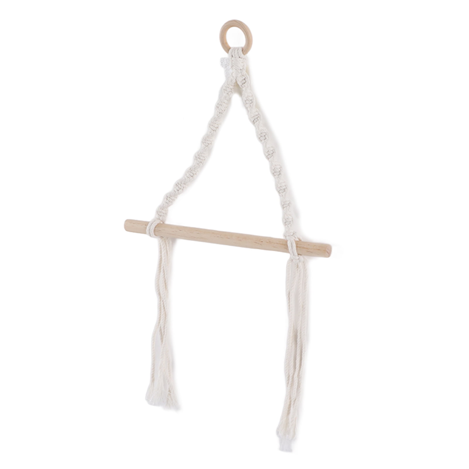 Boho Paper Towel Holder Bohemian Style Cotton Rope Eco Friendly Anti