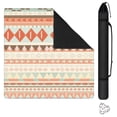 thumbnail image 1 of Boho Pattern Large Rubber Game Table Topper 31.5 Inch Square Mahjong Mat with Non-Skid Bottom for Stability and Noise Reduction for Tiles and Cards, 1 of 7