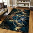 thumbnail image 1 of Boho Pattern Themed Area Rug For Living Room Bedroom, Modern Abstract Style Soft Washable Carpet, Indoor Decorative Rug With Non-Slip Backing 3 x 5ft, 1 of 6