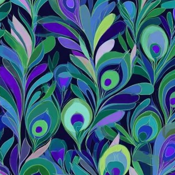 Boho Peel and Stick Wallpaper 23.6in x 9.8ft Peacock Feather Inspired Vibrant Blues Greens Purples Contact Paper Vinyl Waterproof Self Adhesive Wall Paper for Bedroom Shelf Cabinet Renter Friendly