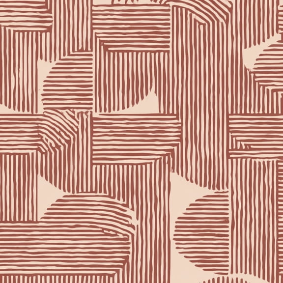 Boho Peel and Stick Wallpaper Geometric Abstract Curved Lines Rectangular Wall Mural 23.6in x 9.8ft Self Adhesive Removable Wall Paper Renter Friendly Wallpaper for Bedroom Kitchen Farm