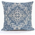 thumbnail image 1 of Boho Pillow Cover Ethnic Design Pattern Linen Persian Carpet Tribal Pattern Throw Pillow Case Cushion Cover Home Office Decorative Square 18x18 inch, 1 of 6
