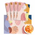 Boho Placemats Set of 4 Washable Vinyl Woven Table Mats,Heat Resistant