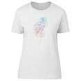thumbnail image 1 of Boho Plant In Gradient T-Shirt Women -Image by Shutterstock, Female Large, 1 of 2