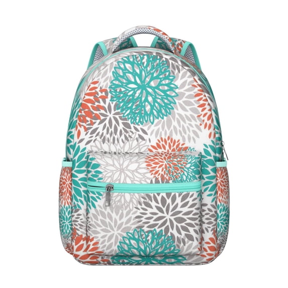 "Boho Print Campus Backpack - 17” Laptop-Friendly Daypack, Large Capacity Tribal Design for College, Work & Weekend Adventures"