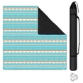 thumbnail image 1 of Boho Print Large Non-Slip Mahjong Mat 31.5 Inch Square Rubber Game Table Pad with Noise Dampening for Playing Chinese Tiles and Family Entertainment, 1 of 7