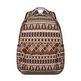 thumbnail image 1 of Boho Print School Backpack - Stylish Tribal Design, 17 Inch Laptop Compartment, Spacious & Durable, Campus Must-Have, 1 of 6