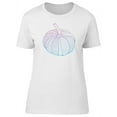 thumbnail image 1 of Boho Pumpkin Blue Gradient T-Shirt Women -Image by Shutterstock, Female x-Large, 1 of 2