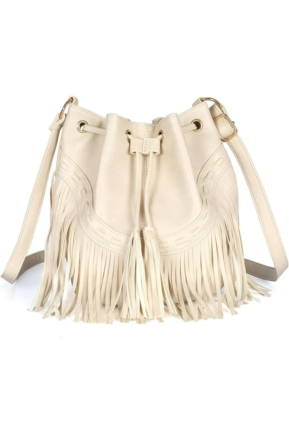 Boho Purses, Boho Bag, Black Fringe Purse, Western Purses for Women, Crossbody Bags for Women, Bucket Bags