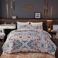 thumbnail image 1 of Bohemian Quilt Set Queen - Microfiber Lightweight Bedspread Set 3-Piece for All Season (1 Quilt, 2 Shams), 1 of 8