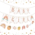 thumbnail image 1 of Boho Rainbow Baby Shower Decorations for Girl - Boho Rainbow Banner, Bohemian Rainbow Party Decoration Supplies Banner for Baby Girl 1st 2nd 3rd Birthday, 2pcs, 1 of 7