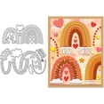 thumbnail image 1 of Boho Rainbow Cutting Dies Stencils Tassels Clouds Heart Die Cuts DIY Craft Embossing Template for Card Making Photo Decorative Paper Scrapbooking 0.8mm Thick, 1 of 9