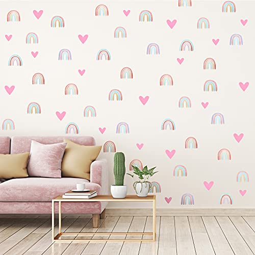 Boho Rainbow Decor Stickers Colorful Rainbow Wall Decal Small Rainbow
