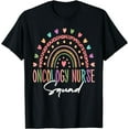 thumbnail image 1 of Boho Rainbow Oncology Nurse Squad Cute Funny Nurses T-Shirt, 1 of 4