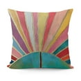 thumbnail image 1 of Boho Rainbow Pillow Cover,Boho Rainbow Classroom Decorative Pillows Throw Pillow Cover,Boho Colorful Sunshine Rainbow Pillow for Classroom Nursery Bed Room Dorm Decor, 1 of 5