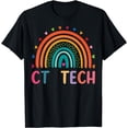 thumbnail image 1 of Boho Rainbow Radiology CT technologist Tee CT Tech Gifts T T-Shirt, 1 of 4