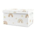 thumbnail image 1 of Boho Rainbow Storage Fabric Toy Box by Sweet Jojo Designs, 1 of 4