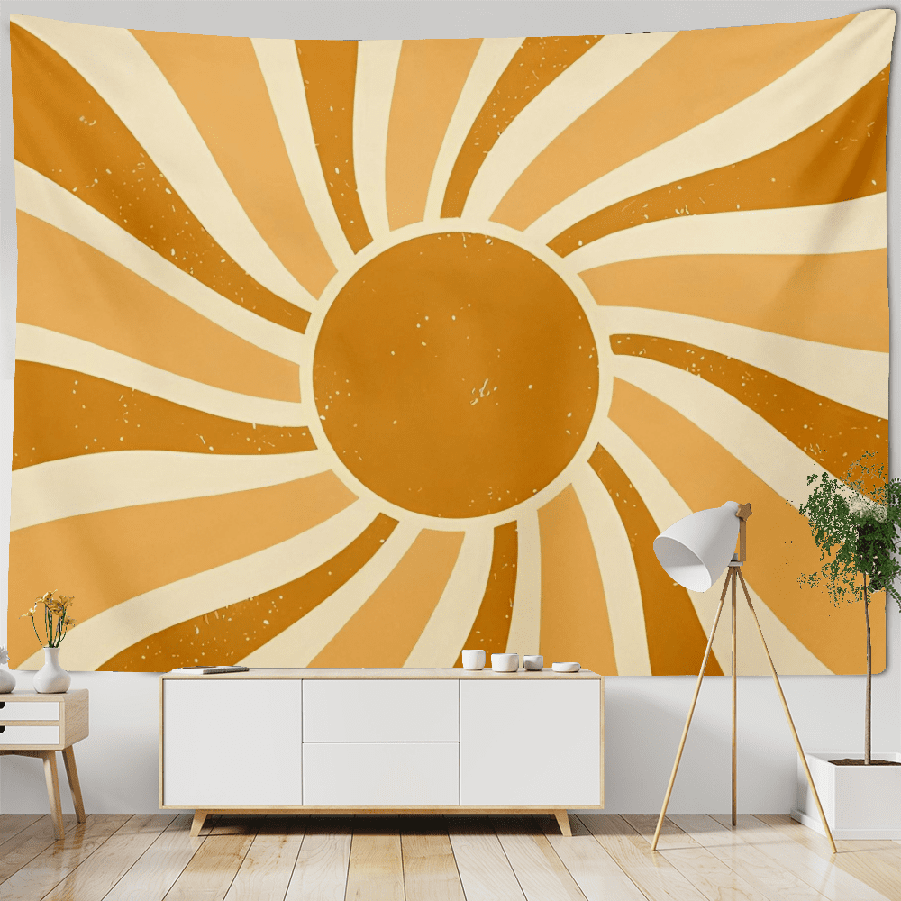 Rainbow sun tapestry outlet