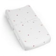 thumbnail image 1 of Sweet Jojo Designs Boho Rainbow and Hearts Ivory and Pink Changing Pad Cover Sheet, 1 of 1