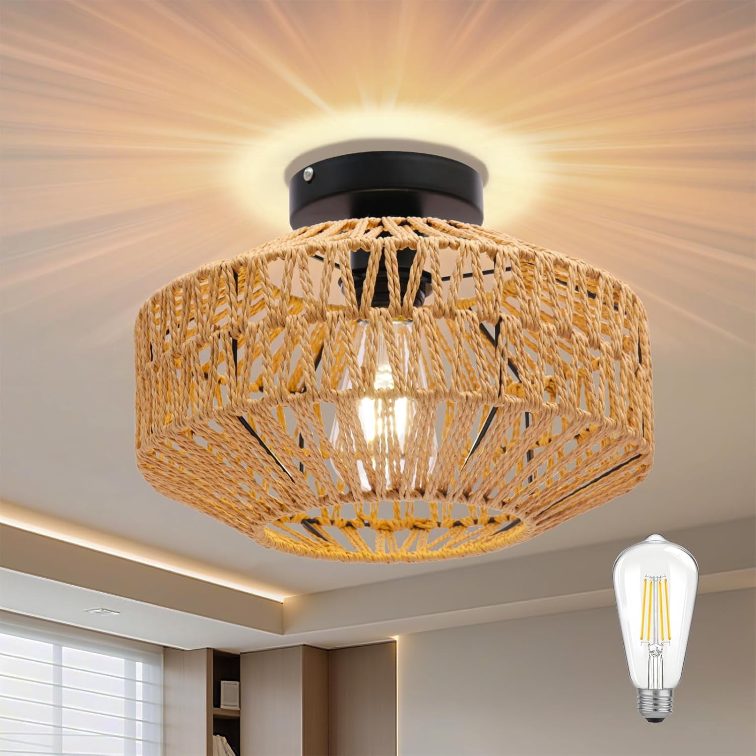 Boho Ceiling Light Fixturenull