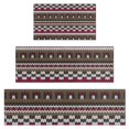 thumbnail image 1 of Boho Red Knitted Ethnic Pattern Kitchen Rugs Sets Of 3,Kitchen Runner Rugs Non Skid Washable,Decorative Kitchen Floor Mats for Kitchen,Sink,Laundry,17"x30"+ 17"x47" + 17"x59", 1 of 6