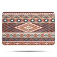 thumbnail image 1 of Boho Red Southwestern Ethnic Pattern Bathroom Rugs Mat,Non Slip Microfiber Bathroom Rug,Rubber Backing,Soft Bathroom Mats for Bathroom Floor,Tub and Shower,17x27in(43x68cm), 1 of 5