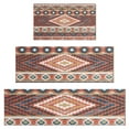 thumbnail image 1 of Boho Red Southwestern Ethnic Pattern Kitchen Rugs Sets Of 3,Kitchen Runner Rugs Non Skid Washable,Decorative Kitchen Floor Mats for Kitchen,Sink,Laundry,17"x30"+ 17"x47" + 17"x59", 1 of 6