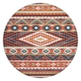 thumbnail image 1 of Boho Red Southwestern Ethnic Pattern Round Fitted Tablecloth with Elastic Edge,Dining Table Cover Waterproof,Outdoor Round Tablecloth for Camping,Dining,Indoor and Outdoor, 1 of 7