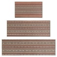 thumbnail image 1 of Boho Red Striped Ethnic Pattern Kitchen Rugs Sets Of 3,Kitchen Runner Rugs Non Skid Washable,Decorative Kitchen Floor Mats for Kitchen,Sink,Laundry,17"x30"+ 17"x47" + 17"x59", 1 of 6