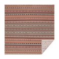 thumbnail image 1 of Boho Red Striped Ethnic Pattern Square Tablecloth,Waterproof Square Table Cover,Wipeable Spillproof Washable Table Cover for Home Kitchen Party Decor 60"x60"(152x152cm), 1 of 6