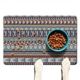 thumbnail image 1 of Boho Retro Floral Pet Feeding Mat-Absorbent Pet Placemat for Food and Water Bowl, with Waterproof Rubber Backing, Quick Dry Water Dispenser Mat for Dog and Cat (16"x24"), 1 of 7
