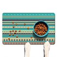 thumbnail image 1 of Boho Retro Floral Pet Feeding Mat-Abstract Art Pattern Absorbent Pet Placemat for Food and Water Bowl, with Waterproof Rubber Backing, Quick Dry Water Dispenser Mat for Dog and Cat (12"x20"), 1 of 6