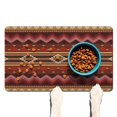 thumbnail image 1 of Boho Retro Floral Pet Feeding Mat-Abstract Art Pattern Absorbent Pet Placemat for Food and Water Bowl, with Waterproof Rubber Backing, Quick Dry Water Dispenser Mat for Dog and Cat (12"x20"), 1 of 7