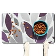 thumbnail image 1 of Boho Retro Floral Pet Feeding Mat-Abstract Art Pattern Absorbent Pet Placemat for Food and Water Bowl, with Waterproof Rubber Backing, Quick Dry Water Dispenser Mat for Dog and Cat (17"x30"), 1 of 5