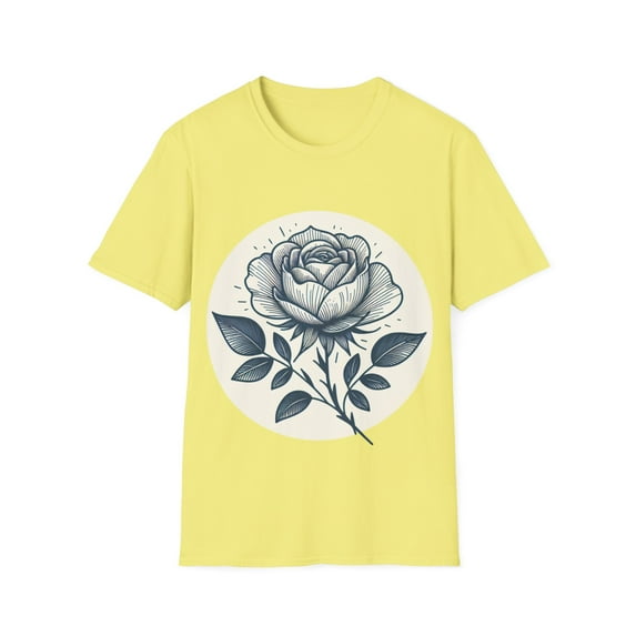 Boho Rose T-Shirt for Litha Celebration - Choose from 4 Inspired Colors
