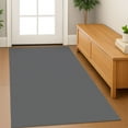 thumbnail image 1 of Glattice Entryway Rugs 3x5 Washable Area Rugs with Non Slip Rubber Backing Cotton Kitchen Rugs Indoor Door Mat for Entrance Foyer Living Room Bedroom, Dark Grey/Grey, 1 of 8