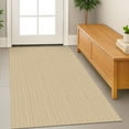 thumbnail image 1 of Glattice Entryway Rugs 3x5 Washable Area Rugs with Non Slip Rubber Backing Cotton Kitchen Rugs Indoor Door Mat for Entrance Foyer Living Room Bedroom, Warm Beige/Light Tan/Aprico, 1 of 10