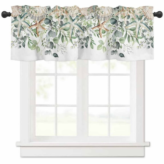 Boho Sage Green Floral Valances for Windows Farmhouse Kitchen Curtains Valances Rod Pocket Valance Curtains for Windows Farmhouse Botanical Vintage Paisley Flower Window Valances for Bathroom 54"x18"