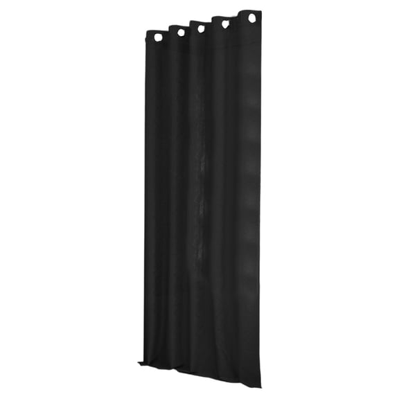 Boho Sheer Curtains Literary Style Lace Window Screen Thickened Hollow Curtains High-End Feeling Living Room Balcony Bedroom, Black
