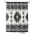 thumbnail image 1 of Boho Shower Curtain, Southwest Aztec Pattern Bathroom Decor Curtains Set with Hooks, Gray Waterproof Fabric Home Accessories， Stall 36 X 78 Inch, 1 of 6