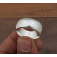 thumbnail image 1 of Boho Smooth Sterling Silver With 925 Stamped Purity Band Ring For Men Women, 1 of 6