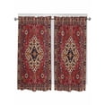 Boho Southwest Kitchen Curtains 72 Inch Length, Vintage Farmhouse ...