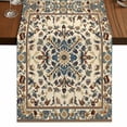 thumbnail image 1 of Boho Southwestern Table Runner 70 Inches Long,Vintage Retro Geometric Ethnic Cotton Linen Table Runners Dresser Scarves,Decorative Fabric Tabletop Scarf Furniture Cover for Home Dinner Party 13"x70", 1 of 9