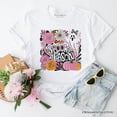 thumbnail image 1 of Boho Spooky Season Ghost T-Shirt, Cute Halloween Tee with Fall Pumpkins, 1 of 8