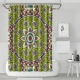 thumbnail image 1 of Boho Spring Floral Daisy Curtain 72x72, Quick-Drying Polyester with Plastic Rings, Wildflower Bloom for Retro Bathroom Decor, 1 of 4
