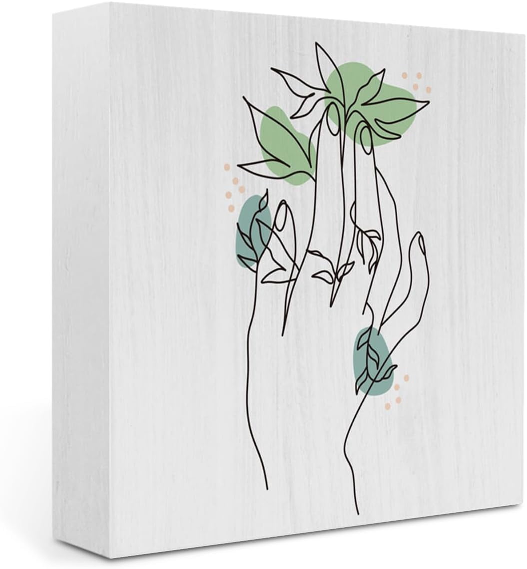 Boho Spring Rustic Farmhouse Country Home Office Desk Decor Abstract ...