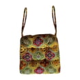 thumbnail image 1 of Boho Square Chair Pads with Ties, 16x16 Inch Tufted Soft Seat Cushions for Kitchen Dining Room Chairs, 1 of 5