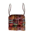 thumbnail image 1 of Boho Square Chair Pads with Ties, 16x16 Inch Tufted Soft Seat Cushions for Kitchen Dining Room Chairs, 1 of 5